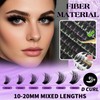 FEEGO 200D Lashes Extension Kit Thick Eyelash Extension Kit 10-20mm