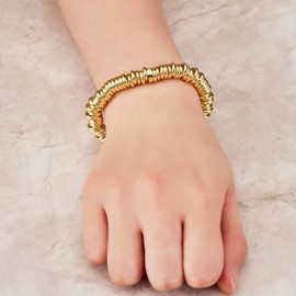 Philip Jones Gold Plated Sweetie Stretch Bracelet