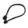 Phobya extension 8-Pin or EPS12V 45cm - black