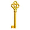 Haz·quls (KY-3) Hollow Barrel Antique Cabinet Skeleton Key (1 Pcs)