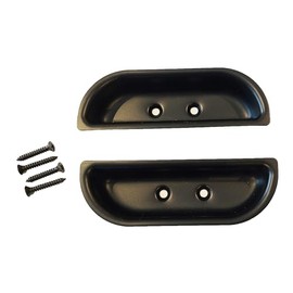 YOT Front Metal Door Handle Cup Set fits 1973-79 Ford Truck F100 F150 F250 (Black)
