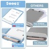 Sooez Clipboards with Storage, High Capacity Clip Boards 8.5x11 with