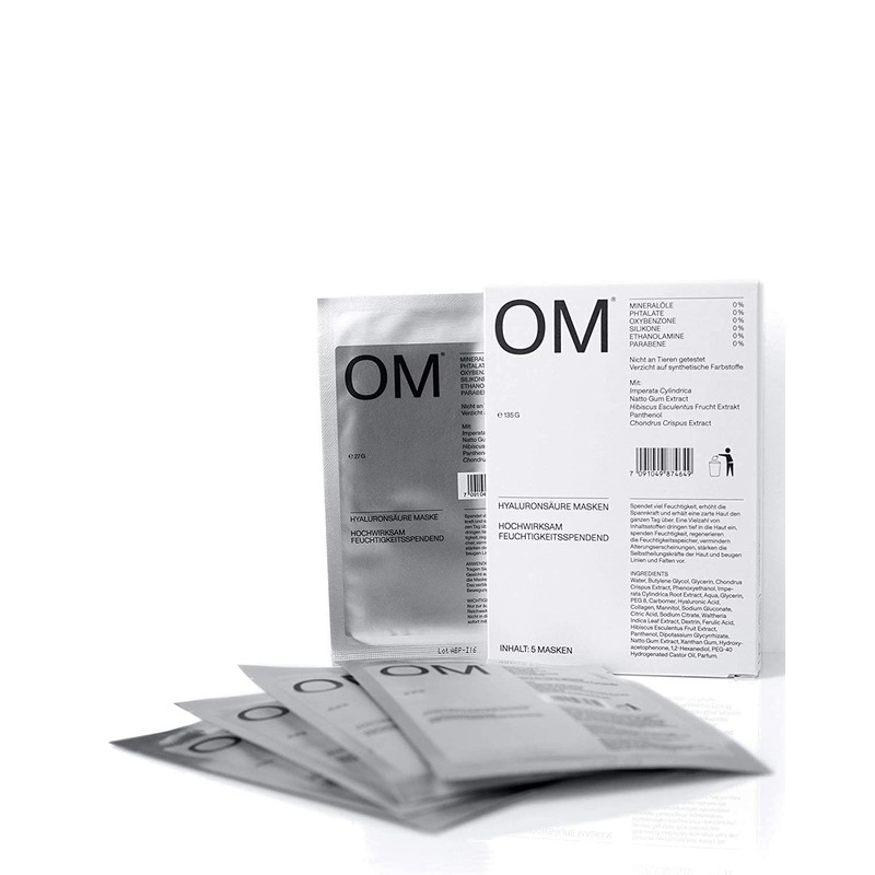 OM - Hyaluronic Acid Masks - Cloth Mask - Pack