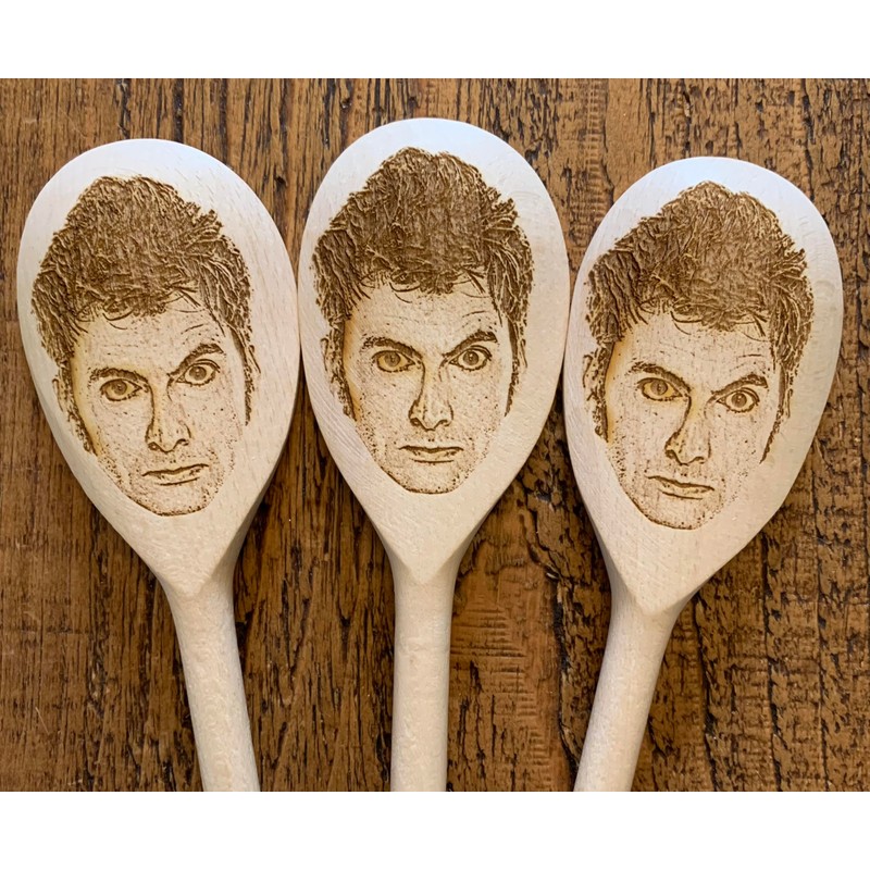 K.Reeves Merch Gift Idea Image On A Wooden Spoon-Novelty Memorabilia