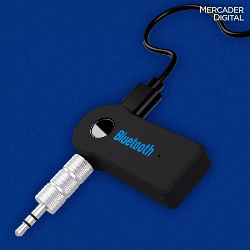 Mercader Digital 10 Pzs Receptor Bluetooth Auxiliar 3.5mm Música Llamadas