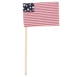 WHAMVOX Handheld American Flag Weather Resistant Independence Day Decoration for Parties Sports Meetings and Festivals USA Flag for Outdoor Celebrations and Classroom Use