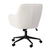 Martha Stewart Rayna Swivel Task Chair with Flared Arms for