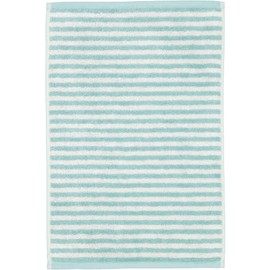 Cawö Home Hand Towels Campus Ringel 955 Sea Green 40 Guest Towels 30 x 50 cm