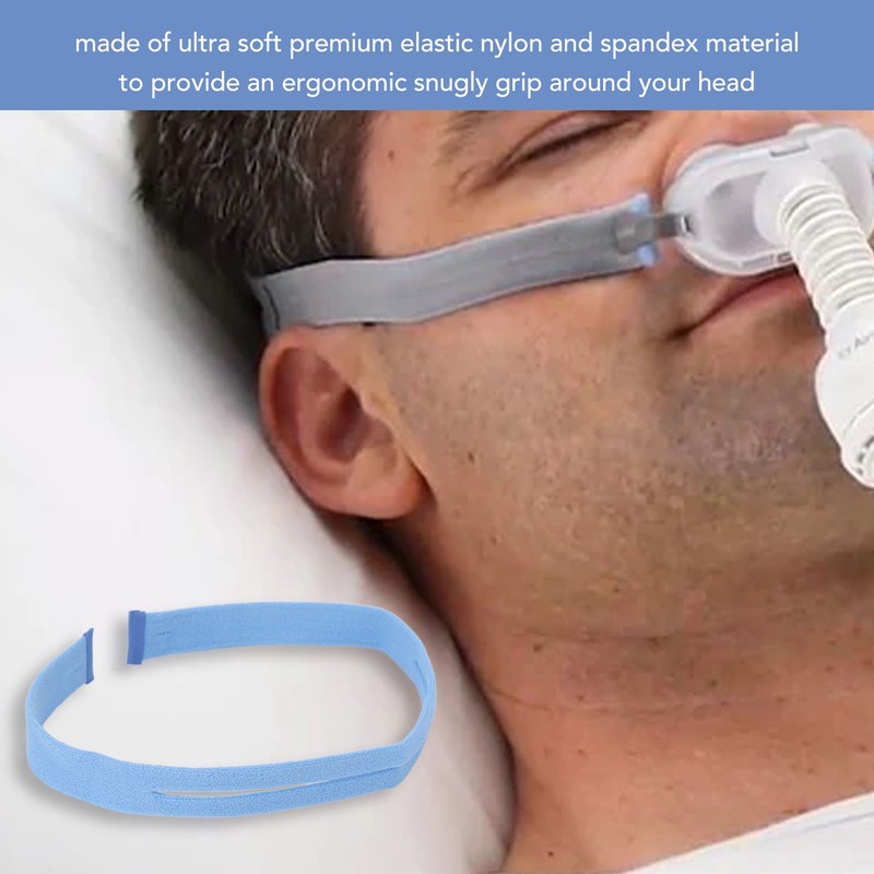 Nasal Pillow Headgear Strap Breathing Machine Mask Head Harness Replacement