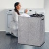 DOKEHOM 150L Double Laundry Basket with Lid and Removable Laundry