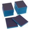 BokWin 16Pcs Sanding Sponge, 120 Grit Washable Sponge Sand Blocks,