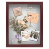 ILOT 12"x16" Solid Wood Mahogany Display Shadow Box Frame -