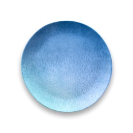 Abode Homewares Oceanic Ombre Salad Plates, 8.5", Blue Ombre, Pure Melamine, Indoor/Outdoor, Set of 6