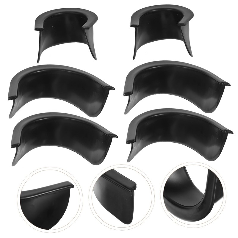 BESPORTBLE 6pcs Sturdy Snooker Hole Liner Protective Billiard Pocket Liners