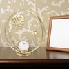 Crystal Ball Holder Decor Iron Bird Leaf Decoration Tabletop Decor