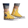 Handmade Organic Cotton Yellow Sneakers - Comfortable Plush Shoes, Breathable