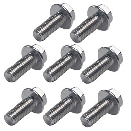 Skid Plate Bolts Compatible with Toyota 4Runner Tacoma FJ Cruiser Tundra Sequoia Land Cruiser 304 Stainless Steel 12mm Hex Head 8 Pack