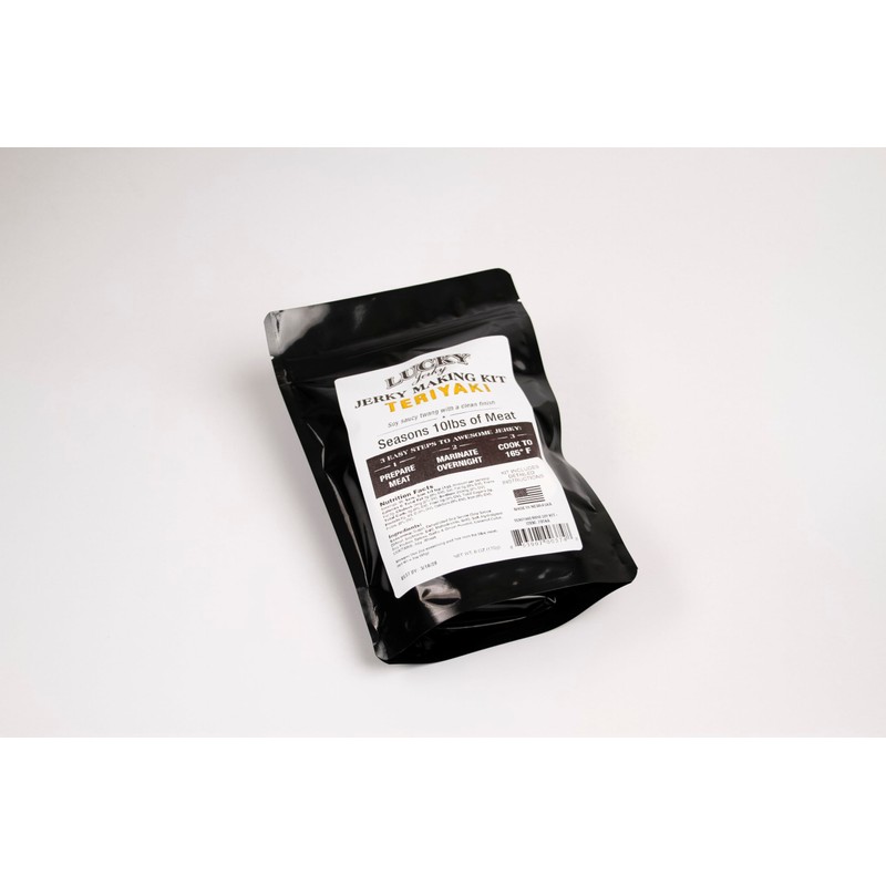Lucky Jerky Teriyaki DIY Jerky Seasoning and Cure Kit -