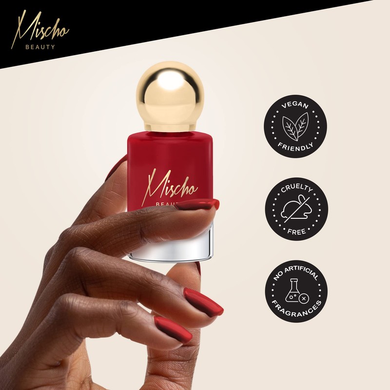 mischo – Cherry Red Nail Polish, Good Kisser – Summer