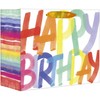 Jillson Roberts Tiny Gift Bags, Rainbow Birthday (120 Pcs)