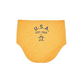 Munsing Wear MG5SAZ06M Men's Face Cover, Neck Cooler, Sweat Absorbent, Quick Drying, Drawstring, Golf,, OR00 (orange)