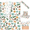 100 Sheets Christmas Pine Cone Tissue Paper Gingerbread Man Tree