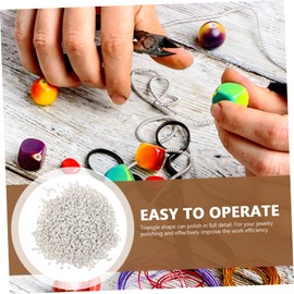 VILLFUL 1set Triangle Polishing Media Buffing Abrasive for Jewelry Jade Agate and Gemstones High Hardness Abrasives for Deep Polishing for Tumbling Craft