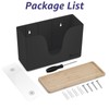 Pollock Paper Towel Dispenser with Lid,Wall Mount or Countertop