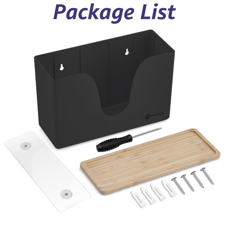 Pollock Paper Towel Dispenser with Lid,Wall Mount or Countertop