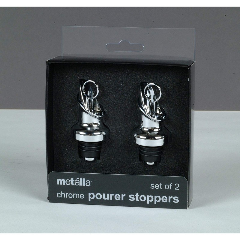 Prodyne Wine Pourer/Stopper, Set of 2