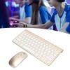 Keyboard Mouse Set 2.4G Wireless 78 Keys USB Thin Etched