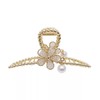 Avance Women's Flower Pearl Hair Clip Hair Claw Cute Adult