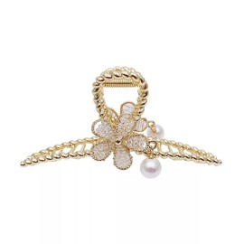 Avance Women's Flower Pearl Hair Clip Hair Claw Cute Adult Popular Hair Accessory