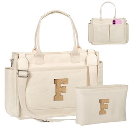 Freesya Bridesmaid Gifts, Monogrammed Tote Bag, Bridesmaid Proposal Gift Wedding Day, Bridal Shower Gifts, Maid of Honor Gifts, Bachelorette Party Favors