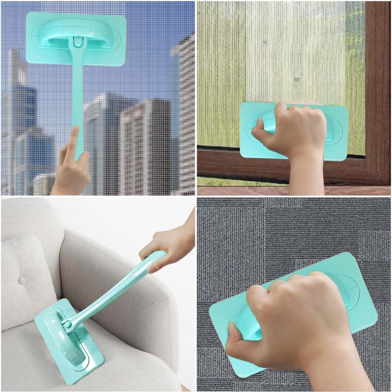 Tiruiya Window Grille Cleaning Brush, Brush for Fly Screens, Windows,