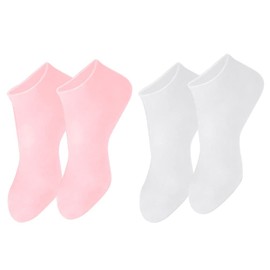 FOMIYES 2 Pairs Exfoliating Moisturizing Socks Women’s Socks Cuticles Socks Hydrating Foot Mask Overnight Socks Supple Moisturizing Socks Womens Socks Sebs Woman Cover Protection