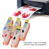 5PCS Ink Cartridge Set BK C M Y Smooth Ink