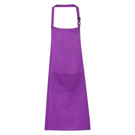 HARFINGTON Adjustable Kitchen Cooking Aprons 89x67cm Polyester Artist Painting Apron with 2 Pockets for Women Men Chef Home Kitchen Restaurant Craft Garden Cooking, Purple