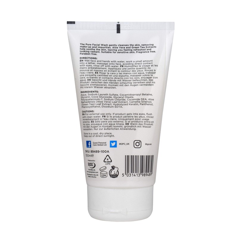 Skin Academy Pure Cleansing Facial Wash 150ml, SK027820