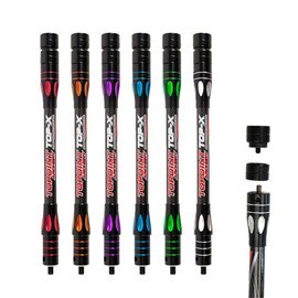 10 Inch 12 Inch 15 Inch Archery Bow Stabilizer Balance Bar Rod Side Rod Carbon Fiber Stabilizer Dampen Weight for Compound Bow Recurve Bow Accessory (Purple, 10 inch)