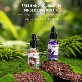 finger secret 15ml/0.60floz Nail Cuticle Oil Enhance Your Nails- Nail Oil for Growth and Strength　Cuticle Repair & Care Serum Cuticle Oil for Nails - Nail Growth and Strengthener Oil