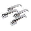 AUCERAMIC Chrome Full Mirror Covers + Door Handle Covers Fit