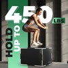 Yes4All 3 in 1 Non-Slip Wooden Plyo Box, Plyometric Box