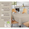 Oilcloth Tablecloth Wipe Clean Non-Slip with Piping Band Square Round