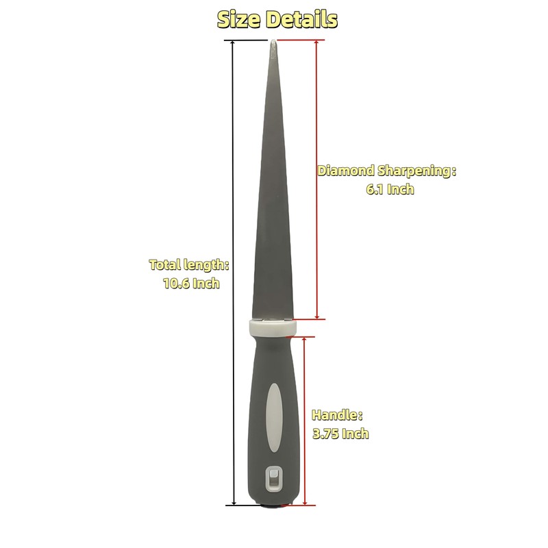 DIY Tool Sharpener For Scissors, Knives and Garden Tools, Dual-Grit