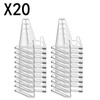 30pcs Clear Acrylic