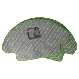 vhbw Mop Cloth Set (3 Pieces) Parquet Tiles Compatible with iRobot Roomba i7 Mop Robot, Cleaning Robot - Wet Mop Cloth, Microfibre Pad, 18 x 14.5 cm