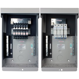 MidNite Solar MNPV6 Photovoltaic Combiner Enclosure Only; Includes 15 Position PV Negative Bus Bar, 14 Position Ground Bus Bar, 120 Amp Plus Bus Bar for Breakers and 80 Amp Bus Bar for Fuses