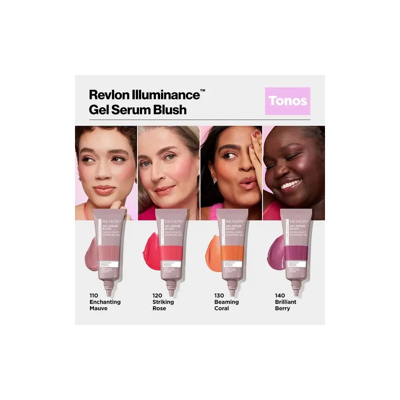 Rubor Revlon Illuminance Gel Serum Blush Enchanting Mauve