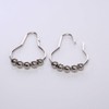 Shower Curtain Hooks, Decorative Rust Proof Stainless Steel Shower Curtain
